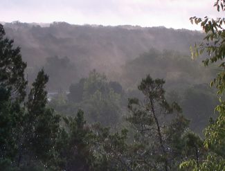 View from the studio after rain